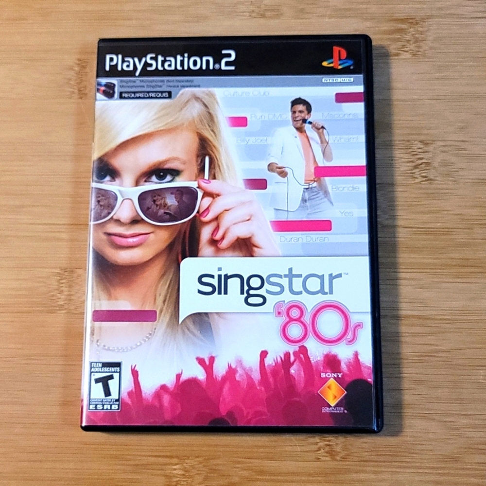 Playstation 2 Sing Star '80s Pre-Played Game 🎮